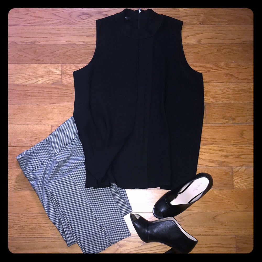 Alfani zipper back swing shirt
